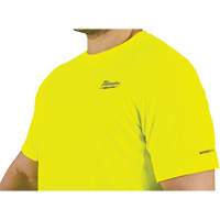 Workskin Lightweight High Visibility Shirt, Men's, Small, Yellow Par Equipment