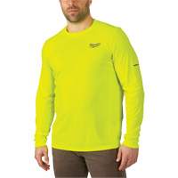Workskin Lightweight High Visibility Shirt, Men's, Small, Yellow Par Equipment
