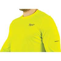 Workskin Lightweight High Visibility Shirt, Men's, Small, Yellow Par Equipment