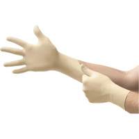 Gants d'examen Diamond Grip, T-petit, Latex, 8 mils, Sans poudre, Naturel, Classe 2 Par Equipment