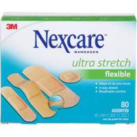 Pansements ultra-extensibles Nexcare, Assorti, Plastique, Non st&eacute;rile Par Equipment