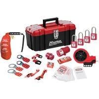 Premier Lockout Kit with Zenex Thermoplastic Locks, Electrical Kit, 21 Components Par Equipment