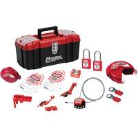 Basic Lockout Kit with Zenex Thermoplastic Locks, Electrical/Valve Kit, 19 Components Par Equipment