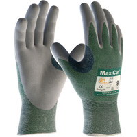Gants en tissu technique r&eacute;sistant aux coupures ATG MaxiCut, Taille Grand, Calibre 15, Rev&ecirc;tement Nitrile, Enveloppe en Fil technique, ASTM ANSI niveau A2/EN 388 niveau 3/EN 388 niveau B Par Equipment