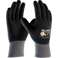 ATG MaxiFlex&reg; Ultimate Touchscreen Compatible Gloves, Large, Nitrile Coating, 15 Gauge, Nylon/Elastane Shell Par Equipment