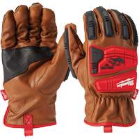 Goatskin Impact Gloves, Small, Grain Leather Palm SGZ930 | Par Equipment