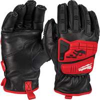 Goatskin Impact Gloves, Small, Grain Leather Palm SGZ935 | Par Equipment