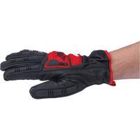Goatskin Impact Gloves, Small, Grain Leather Palm SGZ935 | Par Equipment