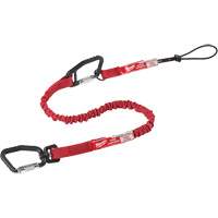 Quick-Connect Locking Tool Lanyard, Bungee, Carabiner/Loop Par Equipment