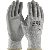 Gants r&eacute;sistants aux coupures G-Tek PolyKor, Taille T-petit, Calibre 13, Rev&ecirc;tement Polyur&eacute;thane, Enveloppe en Fil technique, ANSI/ISEA 105 niveau 3 Par Equipment