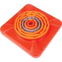 C&ocirc;ne de signalisation repliable, 18" h, Orange Par Equipment