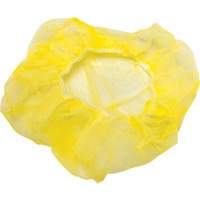 Bouffant Caps, Polypropylene, 21", Yellow Par Equipment