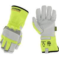 Gants de protection haute visibilit&eacute; contre les &eacute;pingles, Taille Petit, Rev&ecirc;tement Polyur&eacute;thane, Enveloppe en DuraHide, ASTM ANSI niveau A5 Par Equipment