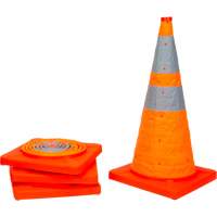 Collapsible Traffic Cone, 28" H, Orange SHA820 | Par Equipment
