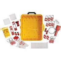 Station de cadenassage &eacute;lectrique avec cadenas de s&eacute;curit&eacute; en nylon &agrave; cl&eacute; identique, Cadenas Plastique, Capacit&eacute; de 55, Cadenas Compris Par Equipment