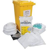 Trousse contre les d&eacute;versements, Huile seulement, Bac, Absorbance de 63 gal. US Par Equipment