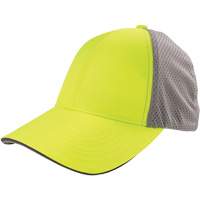 GloWear 8931 Reflective Stretch-Fit Hat, High Visibility Lime-Yellow, Poly-Cotton SHB482 | Par Equipment