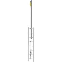 Latchways<sup>®</sup> Vertical Ladder Lifeline with SRL Ladder Extension Post Kit, Stainless Steel SHC056 | Par Equipment