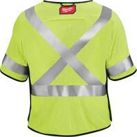 Breakaway Mesh Safety Vest, Black/High Visibility Lime-Yellow, Medium/Small Par Equipment