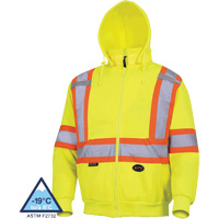 6925 Chandail &agrave; capuche, T-petit, Jaune haute visibilit&eacute; Par Equipment