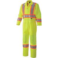 5999A Combinaison de s&eacute;curit&eacute; routi&egrave;re, T-petit, Jaune lime haute visibilit&eacute; Par Equipment