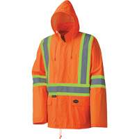 5598 Combinaison de pluie imperm&eacute;able et l&eacute;g&egrave;re, Polyester/PVC, Petit, Orange haute visibilit&eacute; Par Equipment