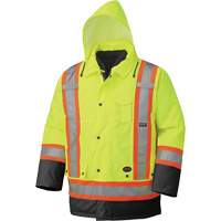 5021BB Manteau imperm&eacute;able 7 en 1, Jaune lime haute visibilit&eacute;, T-petit Par Equipment