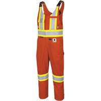 7712 FR-Tech&reg; Flame-Resistant Overalls, Small, High Visibility Orange Par Equipment