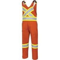 7712 FR-Tech&reg; Flame-Resistant Overalls, Small, High Visibility Orange Par Equipment