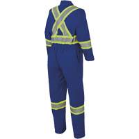 7706 FR-Tech&reg; Flame-Resistant Coverall with Leg Zippers, Size 36, Royal Blue, 9.7 cal/cm² Par Equipment