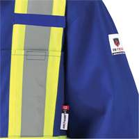 7706 FR-Tech&reg; Flame-Resistant Coverall with Leg Zippers, Size 36, Royal Blue, 9.7 cal/cm² Par Equipment
