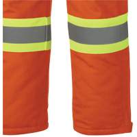 5534A Flame-Resistant Quilted Safety Overalls, Small, Orange Par Equipment