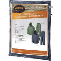 Vêtements imperméables, Polyester/PVC, Petit, Vert SHE424 | Par Equipment