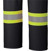 5895BK Flame-Resistant Waterproof Stretch Bib Pants, X-Small, Black Par Equipment
