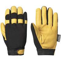 891 Gants ergonomiques isol&eacute;s de m&eacute;canicien, Paume Cuir fleur de ch&egrave;vre, Taille Petit Par Equipment