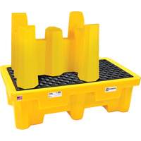 Ultra-Drum Rack 4-Drum Containment System without Drain, 53" L x 53" W x 77.8" H, 3000 US gal. Capacity Par Equipment