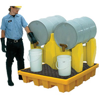 Ultra-Drum Rack 2-Drum Containment System without Drain, 53" L x 53" W x 44.8" H, 1500 US gal. Capacity Par Equipment