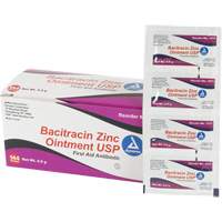 Efcom Limited Bacitracin Zinc First Aid Packets, Ointment, Antibiotic Par Equipment