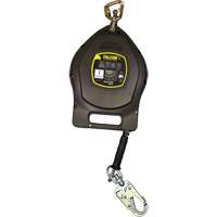 Falcon+ Self-Retracting Lifeline, 50', Galvanized Steel, Swivel Par Equipment