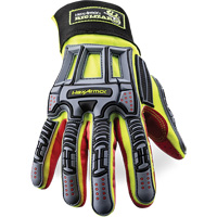Gants r&eacute;sistants aux coupures Rig Lizard 2028X, 6/T-petit, Paume en Synth&eacute;tique/PEHP, Poignet &eacute;lastique/Boucle et crochet Par Equipment