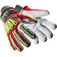 Gants r&eacute;sistants aux chocs Chrome SLT Winter 4073, 6/T-petit, Paume en Ch&egrave;vre, Poignet Poignet en tricot Par Equipment
