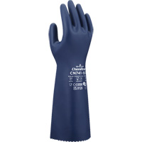 Gants r&eacute;sistants aux produits chimiques CN741, Taille Petit/7, 15" lo, Nitrile, 15 mils Par Equipment