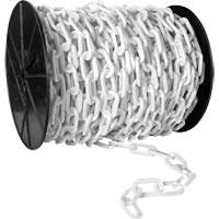 Chaîne de s&eacute;curit&eacute; en plastique robuste, Orange Par Equipment