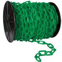 Chaîne de s&eacute;curit&eacute; en plastique robuste, Jaune Par Equipment