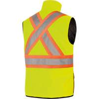 Waterproof Insulated Heated Safety Vest, Unisex, Small, High-Visibility Lime-Yellow SHH593 | Par Equipment