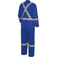 7709A "The Rock" FR-Tech&reg; High Visibility FR/Arc Rated Coveralls, Size 36, Royal Blue, 10 cal/cm² Par Equipment