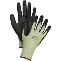 Gants &eacute;lastiques &eacute;cologiques sans coutures r&eacute;sistants &agrave; la coupe, Taille 8, Calibre 13, Rev&ecirc;tement Polyur&eacute;thane, Enveloppe en PEHP/rPET, ASTM ANSI niveau A4 Par Equipment