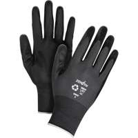 Gants &eacute;cologiques enduits et perm&eacute;ables &agrave; l'air, 9, R&ecirc;vetement Mousse de nitrile, Calibre 21, Enveloppe en Nylon/rPET Par Equipment