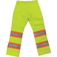 Womens Insulated Flex Safety Pant, Polyester, X-Small, High Visibility Lime-Yellow Par Equipment