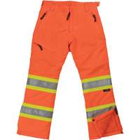 Womens Insulated Flex Safety Pant, Polyester, X-Small, High Visibility Orange Par Equipment